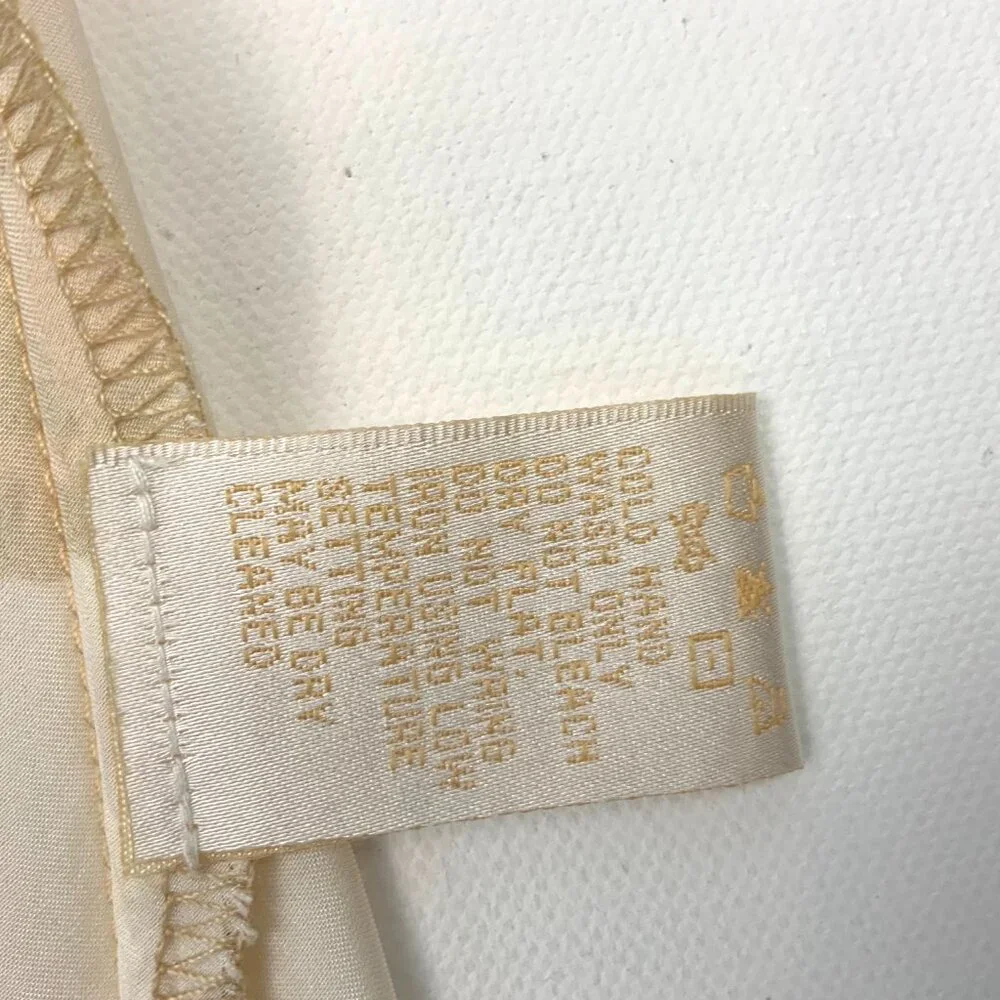 New Gold Hawk Silk Golden Bloom Claire Camisole Top Sz M - Picture 15 of 16